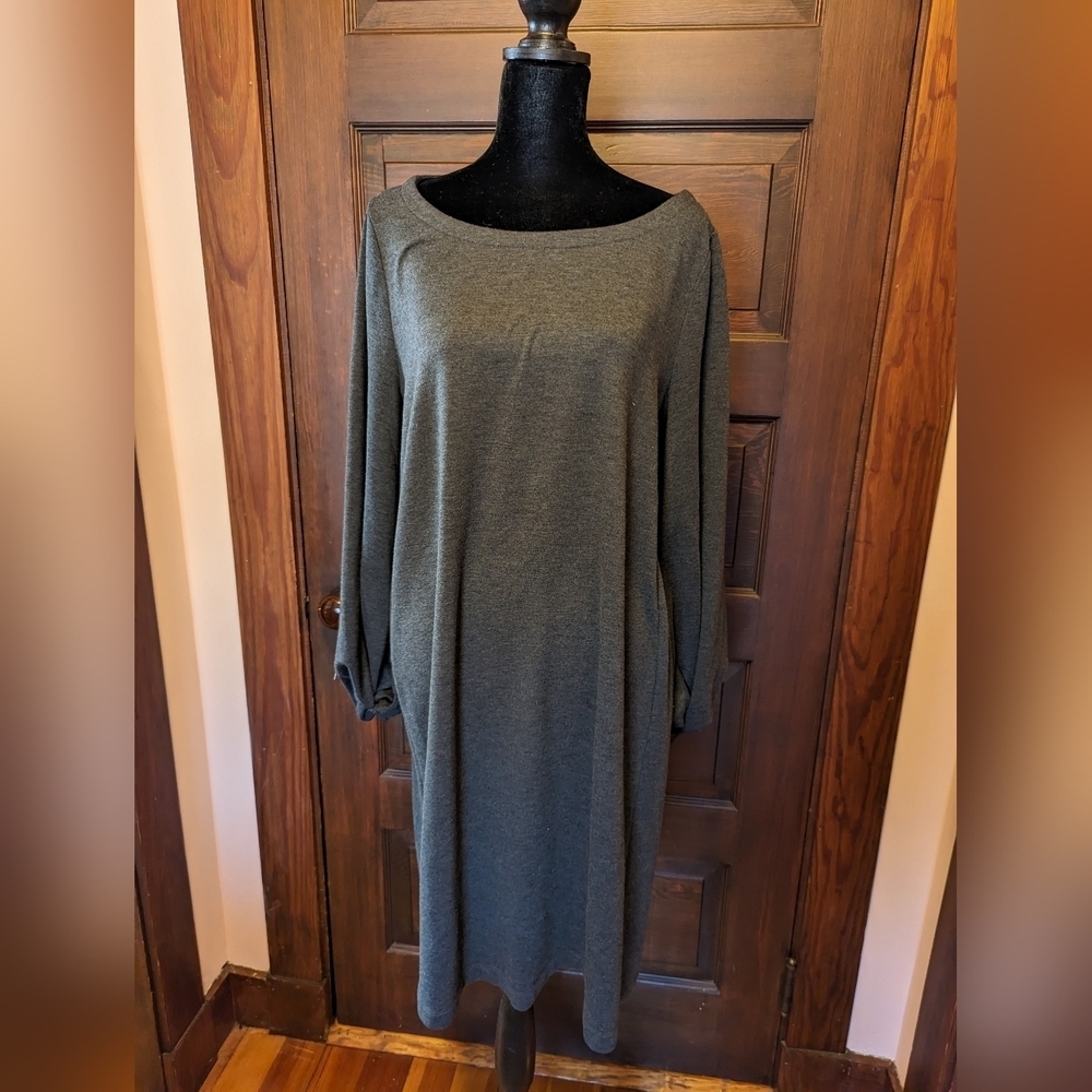 Loose fitting knee length dress